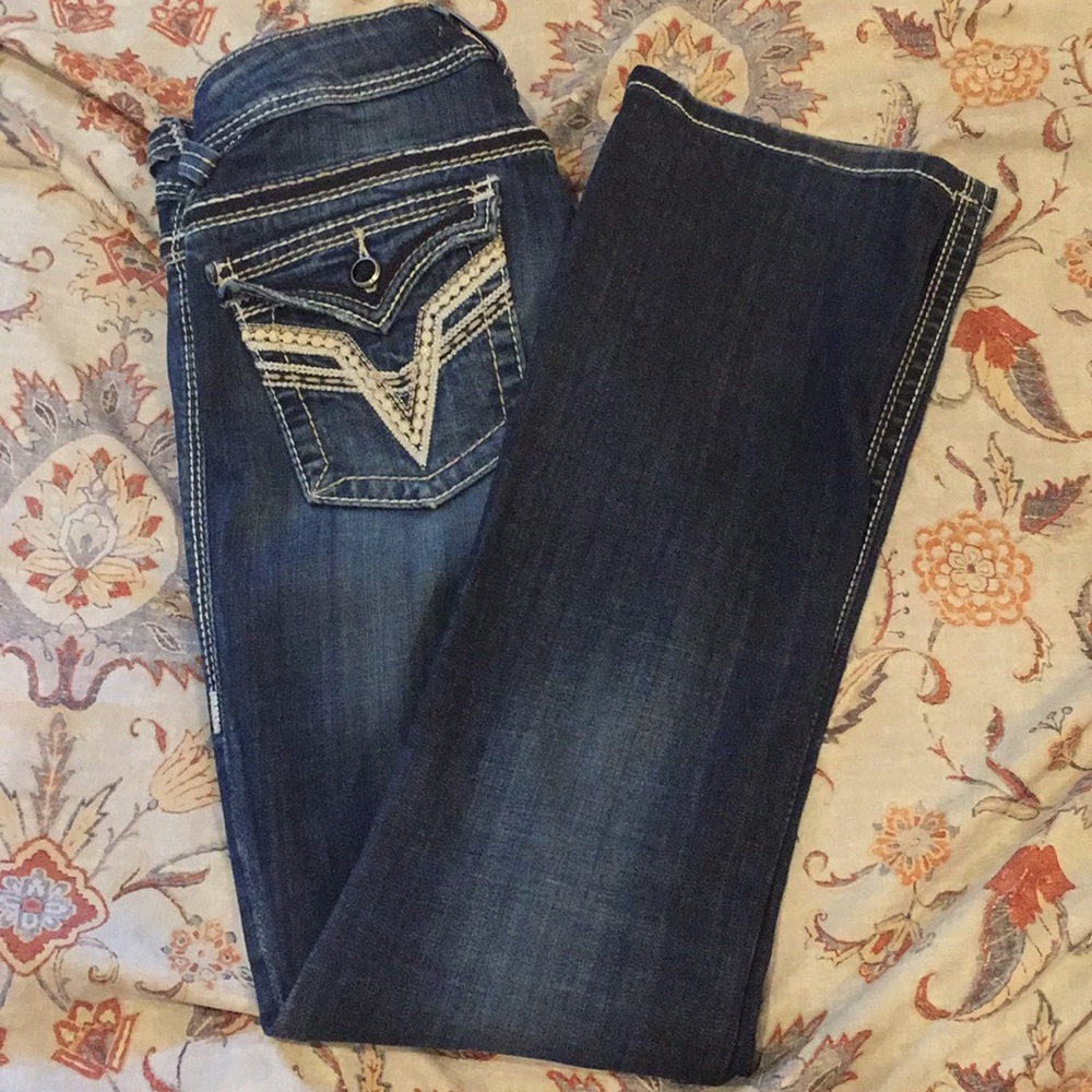 Straight leg jeans
